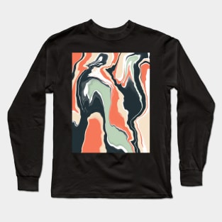 Liquid abstract painting 89 Long Sleeve T-Shirt